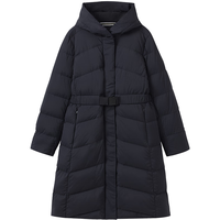 AIGLE WR防泼水优雅收腰保暖防风730蓬90绒羽绒服外套女士 黑色 BD243 XL (42