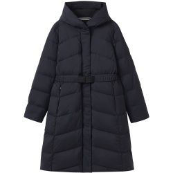 AIGLE WR防泼水优雅收腰保暖防风730蓬90绒羽绒服外套女士 黑色 BD243 XL (42