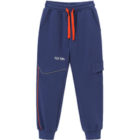 ELLE KIDS 男童运动长裤春秋儿童休闲卫裤束脚裤