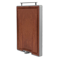 唐宗筷整木菜板乌檀木不易发霉抗菌加厚实木砧板水果案板紫檀家用竹菜板 加厚紫檀&升级站立【40*28*3CM】