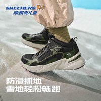 斯凯奇 儿童运动老爹鞋保暖棉靴冬季童鞋男童防滑二棉鞋