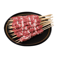 伊聚德 宁夏盐池滩羊 自然油羊肉串2.4斤30串