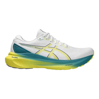 ASICS 亚瑟士 Gel-kayano 30 男子跑鞋 1011B548-101 白色/黄色 40.5