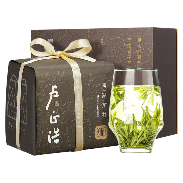 今日必买：卢正浩 绿茶狮峰山脉手工西湖龙井特级150g2026新茶明前茶叶纸包长辈送礼