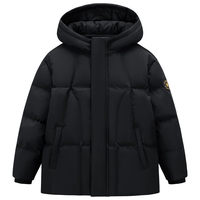 CONVERSE/匡威 防风保暖 儿童羽绒服 140 /68 充绒量约137g 【身高128-140cm】 正黑色 清洁度1000+