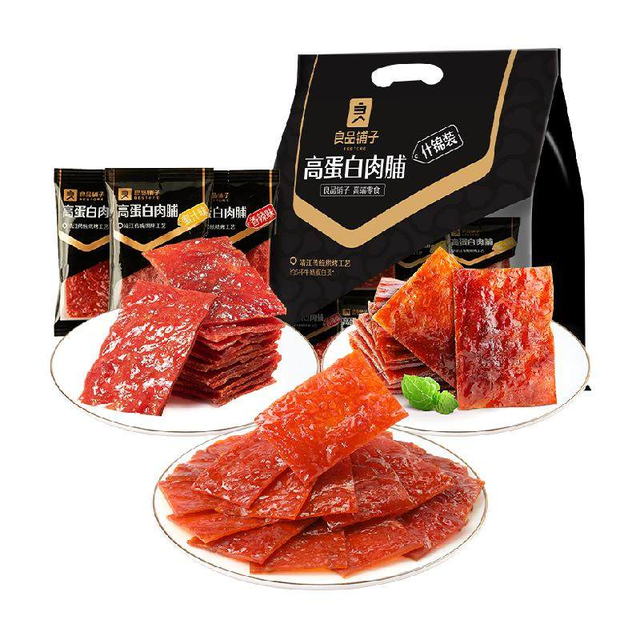 今日必买：良品铺子 高蛋白肉脯 400g 什锦味