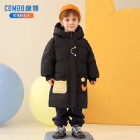 sosomei/秀秀美 加厚保暖 儿童羽绒服 黑色 90