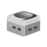 天钡 T-box 迷你台式机 银色(N100、核芯显卡、8GB、256GB SSD)
