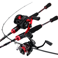 ABU GARCIA 阿布BMAX马口杆套装远投马口竿单杆微物路亚竿单竿碳素钓鱼竿 2.13m L调直柄+bmax II代1000型