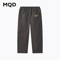 马骑顿【加绒】MQD男童25冬新户外工装裤街大口袋休闲长裤子 卡其 120