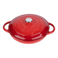 VISIONS康宁汤锅珐琅锅铸铁锅炖锅煲汤锅炖汤锅焖炖锅海鲜锅乔迁喜庆 珐琅锅+油壶