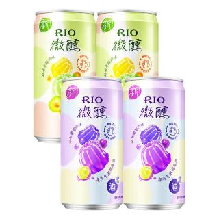 88VIP：锐澳 微醺果冻酒 250ml*4罐 低度酒