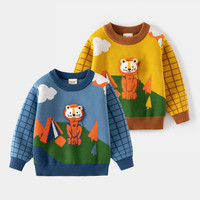 WELLKIDS 男女童 卡通毛衣 套头衫