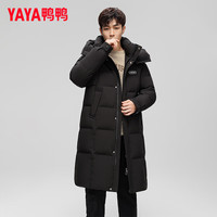 YAYA/鸭鸭羽绒服 加厚保暖 男士羽绒服 黑色-YE3B014295W L 175
