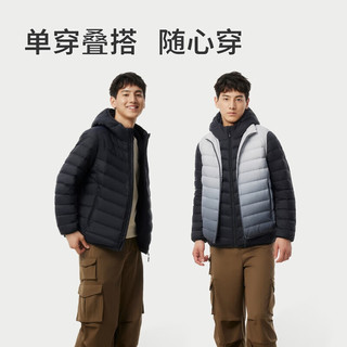  TANBOER/坦博尔 轻薄 男士羽绒服  肌理雪山 2XL (185)