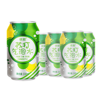 yineng 依能 苏打气泡水柠檬无糖0卡0脂 饮料百香果口味330ml*6罐