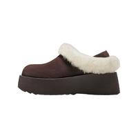 百丽复古毛边毛毛鞋女26春新增高保暖勃肯鞋B3024AM6 啡色 38