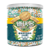 DEWODUOFEILIAO德沃多 肥料缓释肥颗粒350g植物通用盆栽有机肥绿萝发财树花肥料蔬菜氮磷钾肥