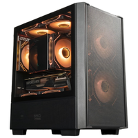  aigo/爱国者 网孔通风 电脑机箱  黑色