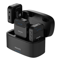  PHILIPS/飞利浦 无线收音 无线领夹麦克风 充电仓