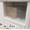 曦凰亚克力柜门简易推拉门书柜书架防尘门遮挡板免打孔长虹玻 上翻门