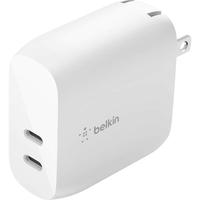 belkin 贝尔金 手机充电器 双Type-C 40W 白色