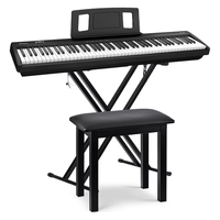 Roland FP系列 FP-18 电钢琴 88键重锤 黑色 主机+便携X琴架+单踏板+礼包