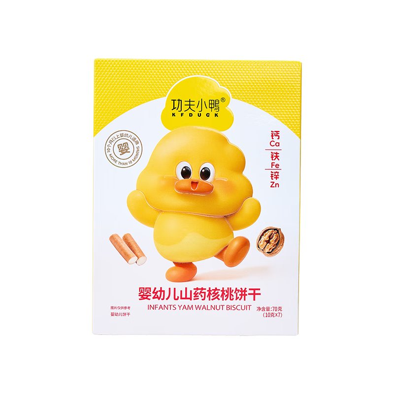 KFDUCK/功夫小鸭 强化钙 儿童饼干  混合口味