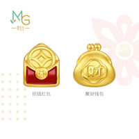 周生生黄金转运转 足金Charme祥瑞祝福串珠 单颗定价 聚财钱包95930C