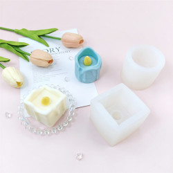 耐杰 DIY香薰蜡烛硅胶模具甜品装饰烘焙模 手工创意蜡烛石膏