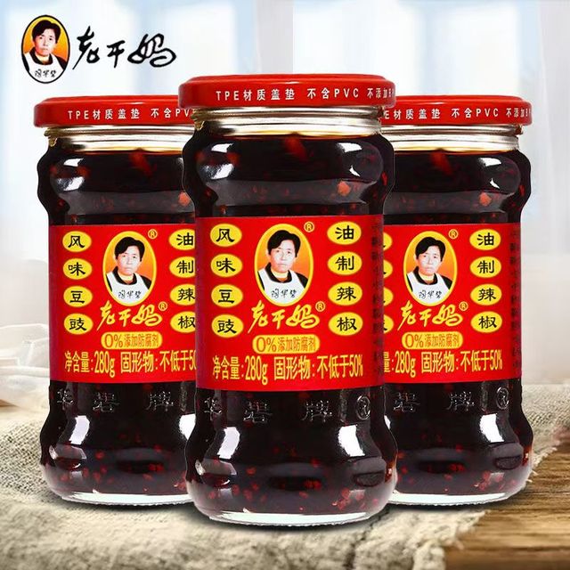 老干妈 风味豆豉280g 辣椒拌饭 经典