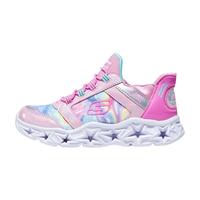 SKECHERS 斯凯奇 闪穿鞋儿童一脚蹬闪灯鞋女童中大童时尚休闲运动鞋
