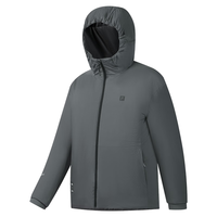 FILA斐乐男士棉服2026春季运动简约宽松保暖连帽外套