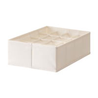 懒角落内衣收纳盒家用内裤袜子整理盒贴身衣物三合一分格整理箱子 大号16格