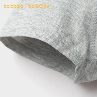 巴拉巴拉【balaOne】巴拉巴拉儿童内裤男童四角短裤平角不夹PP抗菌三条装 太空探索00342 100