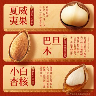 百草味 罐装坚果礼盒大礼包混合每日坚果仁小吃休闲零食