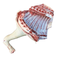 妙优可（MIAO YOUKE）山羊肉生鲜新鲜现杀带皮羔羊前后腿整只羊排手把肉火锅烧烤食材 带皮羊腿连排共8斤