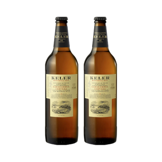  KELER/开勒 原瓶 黄啤酒  660mL 2瓶 效期至2026/6/25