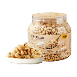 甘源 牌熟即食茯苓薏米仁脆142g竹盐炒薏米酥脆减脂期零食除湿气