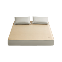 罗莱儿童（luolaikids）A类头层牛皮席儿童A类凉席双人单席子米色 180*200【可擦洗】