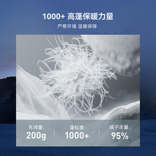 KAILAS凯乐石5000GT雪山羽绒服1000蓬拒水鹅绒冬季户外保暖外套男