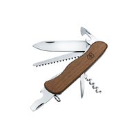 维氏(VICTORINOX)瑞士军刀原木丛林卫士111mm户外刀折叠刀防身随身便携多功能刀具 胡桃木 0.8361.63