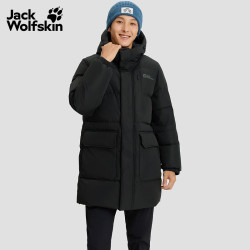 Jack Wolfskin 男女同款！600蓬中长鹅绒羽绒服A65691 最大充绒量283g