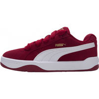 彪马(PUMA) 男女同款复古休闲板鞋 面包鞋 SUEDE XL 395205 红色-白-12 42.5码