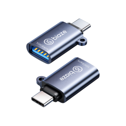 毕亚兹 Type-C转换USB3.2Gen2转接头OTG数据线 适用苹果16/17