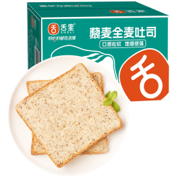 舌里 生椰咖啡0脂全麦面包吐司高饱腹代餐早餐休闲年货零食700g