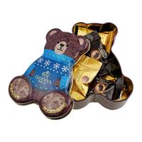 歌帝梵巧克力新年小熊礼盒零食9颗铁盒装（品牌介意勿拍）