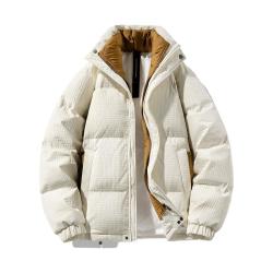 雪中飞 冬季短款立领保暖羽绒服外套（三色可选）