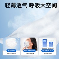 振德医用外科口罩一次性医疗灭菌独立包装成人儿童店 儿童灭菌独立装】蓝2盒100只