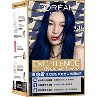 L'OREAL PARIS/巴黎欧莱雅 流行色 染发膏 赛博蓝黑 120ml